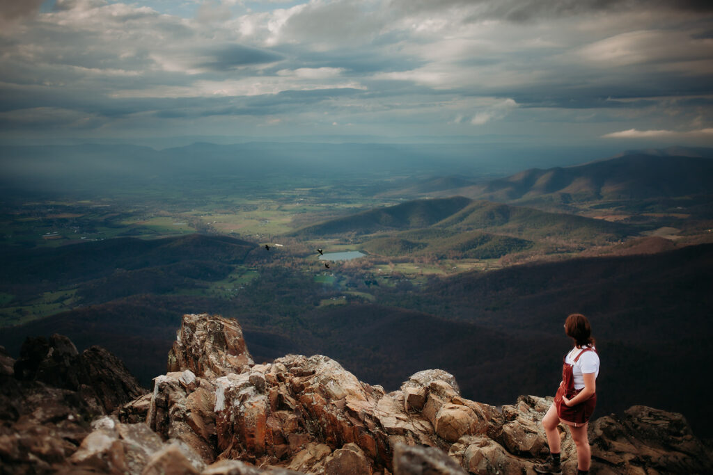 Fall graduation photos in the shenandoah national park