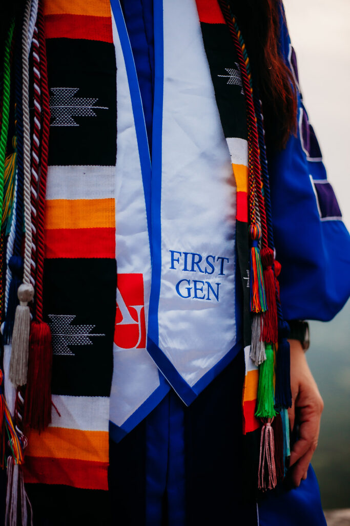 Graduation portraits in the Blue Ridge Mountains